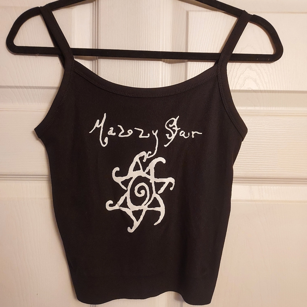 Mazzy Star cropped tank ribbed top mazzy star tank top  Mazzy star shirt